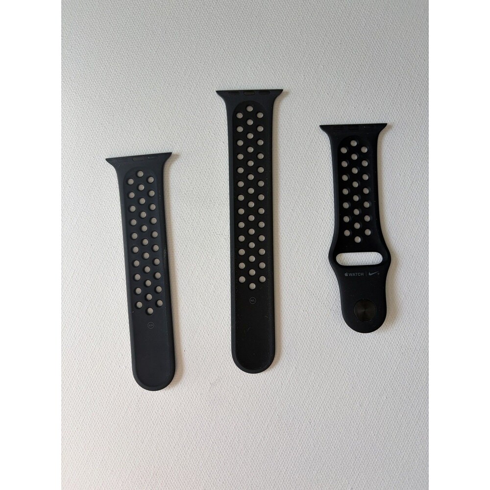 Genuine Apple Nike Sport Band 38mm Anthracite Black s/m m/l oem Watch Band
